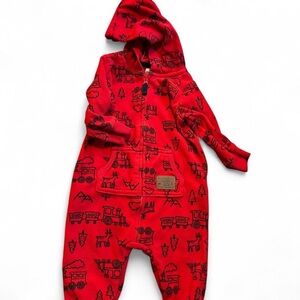 !Kids 3/$10 Bundle! Carter’s Holiday Fleece Hooded Suit